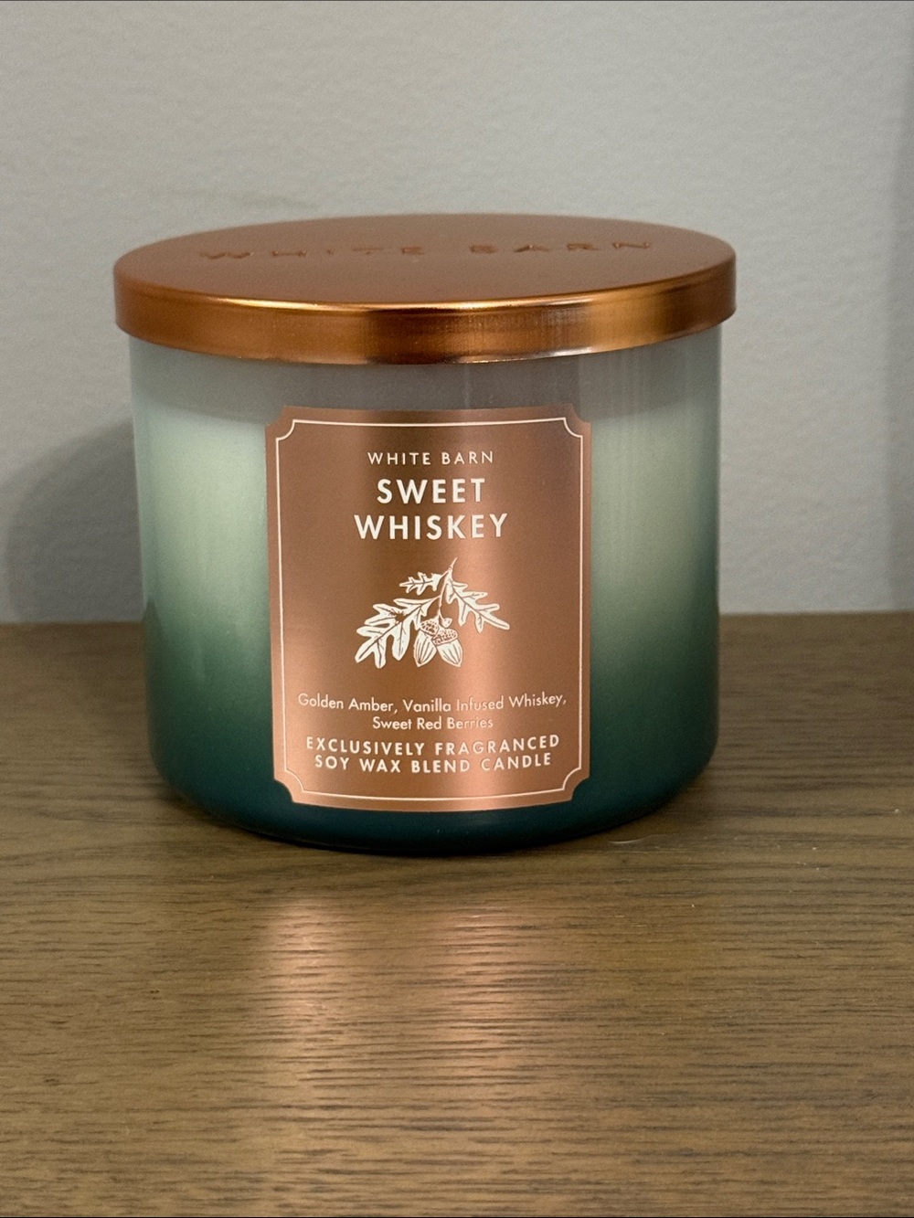 Bath & Body Works Sweet Whiskey 3-Wick Candle 14.5 oz NEW